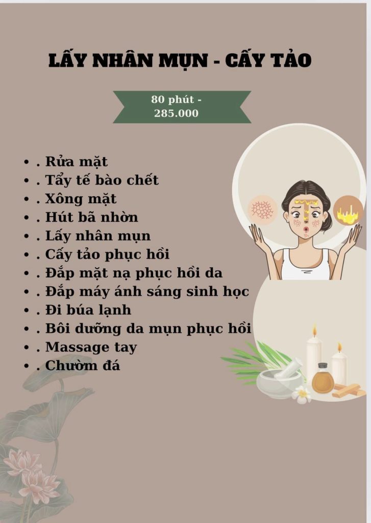 Tìm hiểu quy trình trị mụn tại Spa chuẩn y khoa