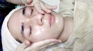 Bước 7: Massage mặt