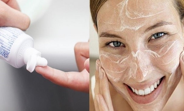 Cách làm trắng da mặt bằng kem đánh răng
